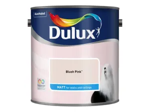 Dulux Rich Matt Blush Pink Emulsion Paint 2.5 Litres