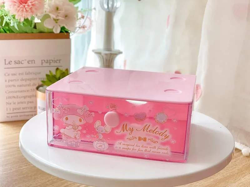 Dumpling Biological Desktop Drawer Box Jewelry Lipstick Storage Box Small Drawer Finishing Box Classification Storage Box Rack