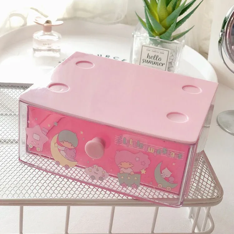 Dumpling Biological Desktop Drawer Box Jewelry Lipstick Storage Box Small Drawer Finishing Box Classification Storage Box Rack