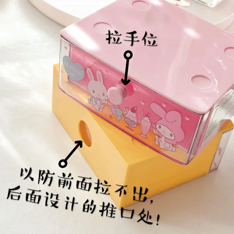 Dumpling Biological Desktop Drawer Box Jewelry Lipstick Storage Box Small Drawer Finishing Box Classification Storage Box Rack