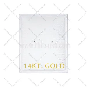 Earring Puff Pads - "14 KT Gold" (1 1/8" x 1 3/8")