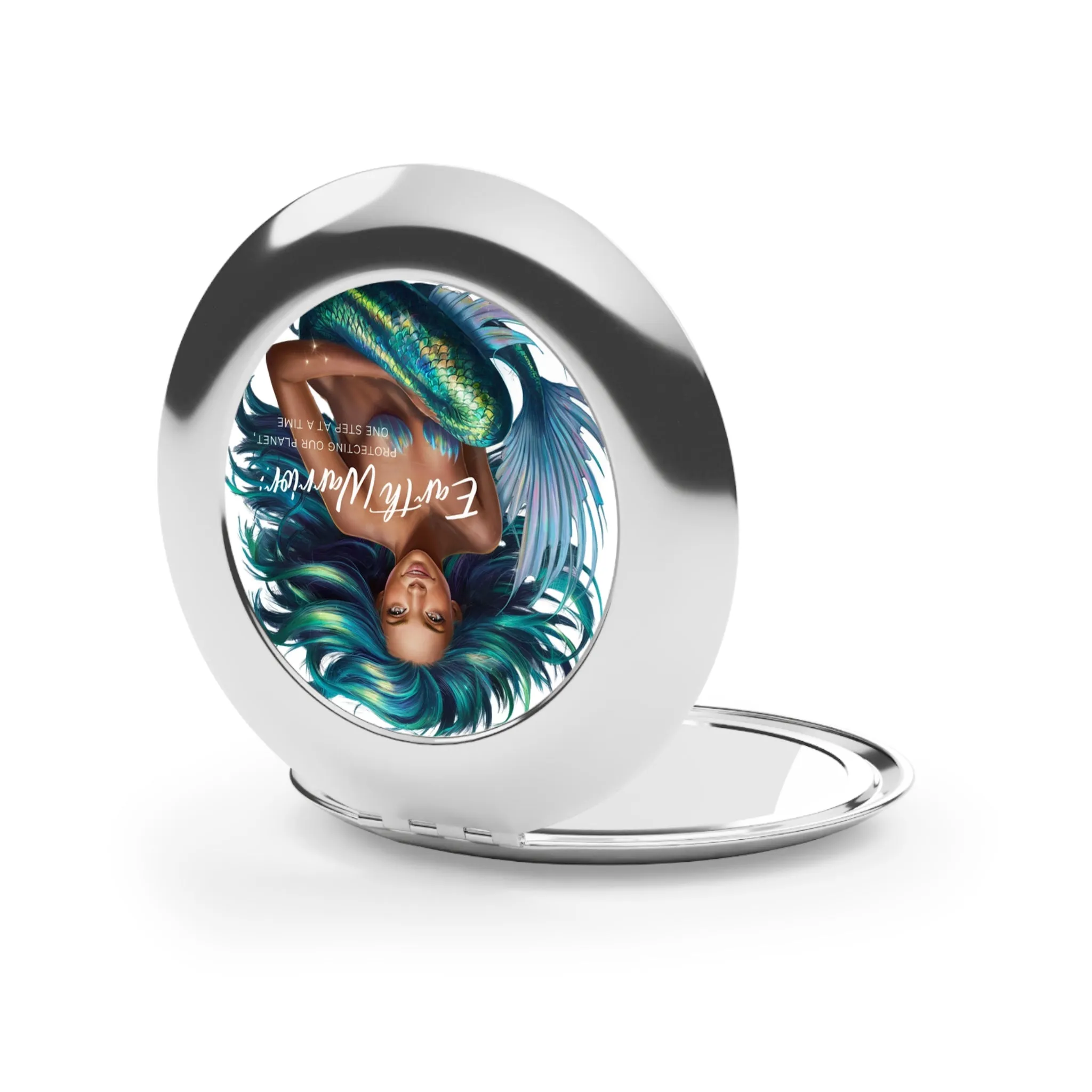 Earth Warrior Compact Travel Mirror