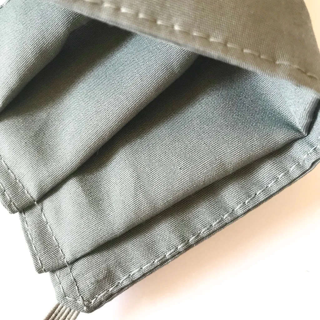 Eco Cotton Surgical Face Mask Plain Grey