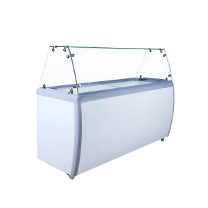 EFI 71'' Ice Cream Dipping Cabinet with Sneeze Guard FICD-71