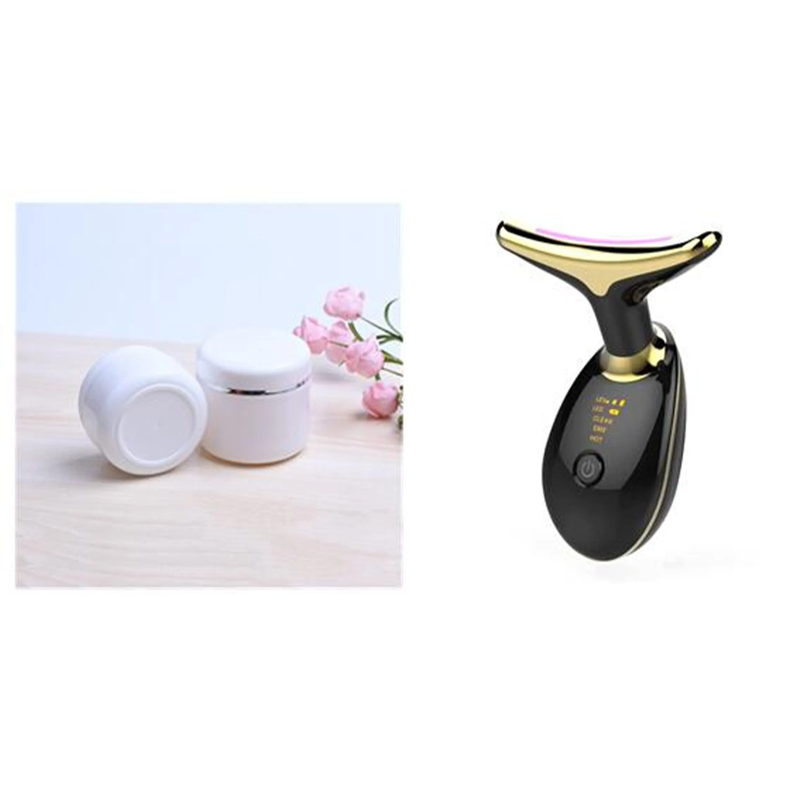 Electric Microcurrent Wrinkle Remover LED Photon Face Beauty Device For Woman