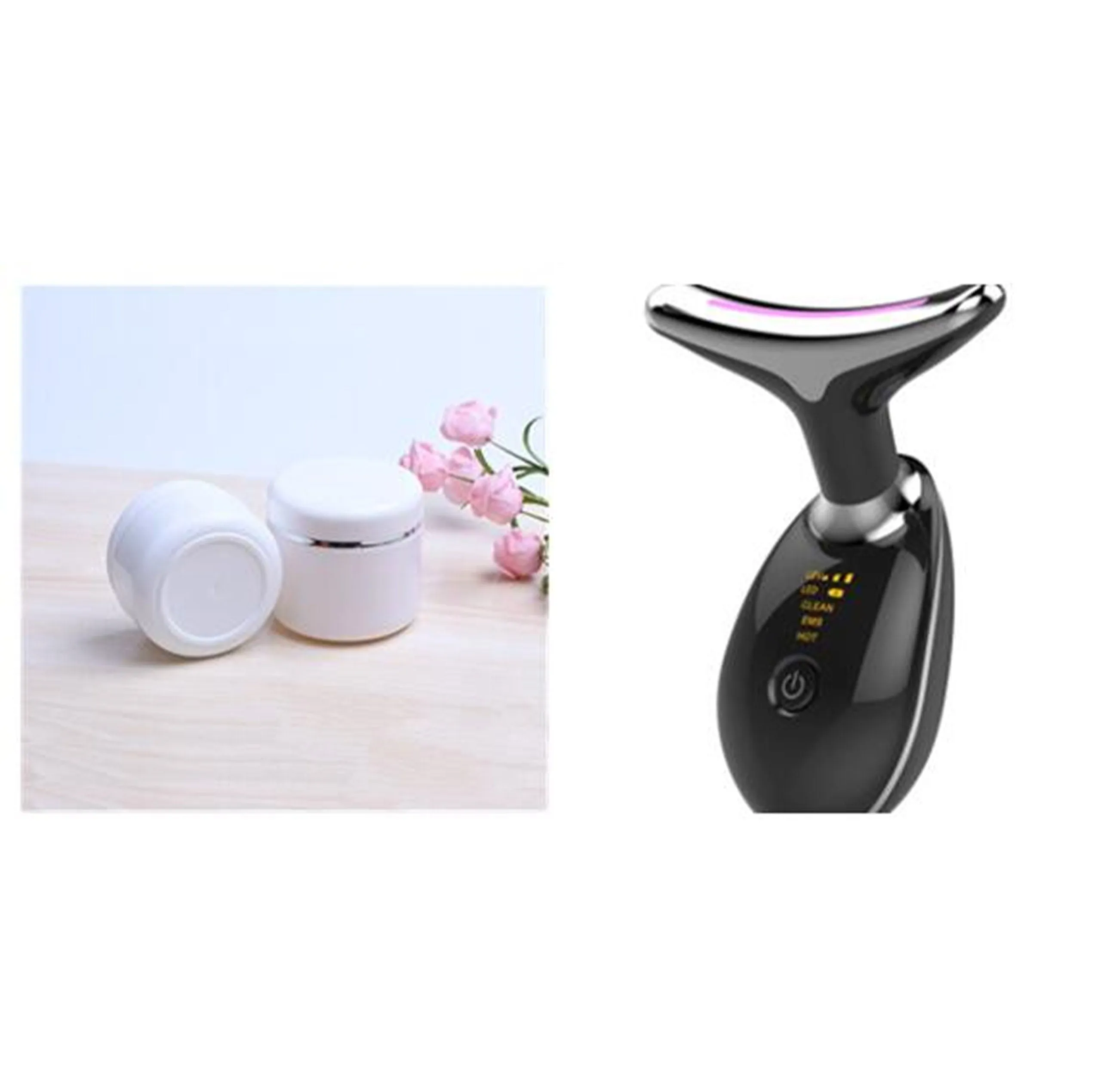 Electric Microcurrent Wrinkle Remover LED Photon Face Beauty Device For Woman