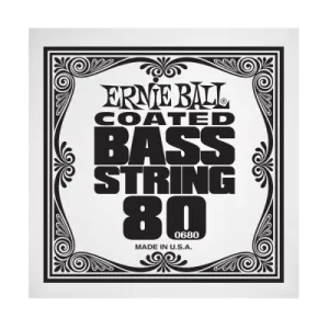 Ernie Ball 0680EB .080 Single Coated Nickel Wound Electric Bass String