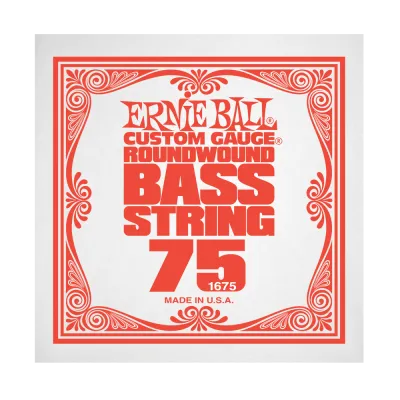 Ernie Ball 1675EB .075 Single Nickel Wound Electric Bass String