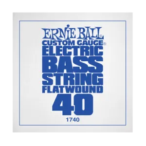 Ernie Ball 1740EB .040 Single Flatwound Electric Bass String