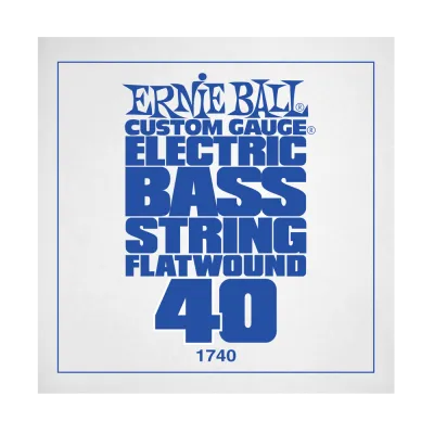 Ernie Ball 1740EB .040 Single Flatwound Electric Bass String