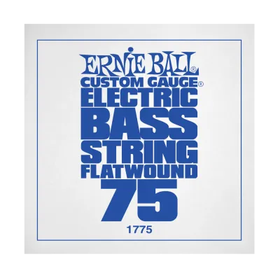 Ernie Ball 1775EB .075 Single Flatwound Electric Bass String