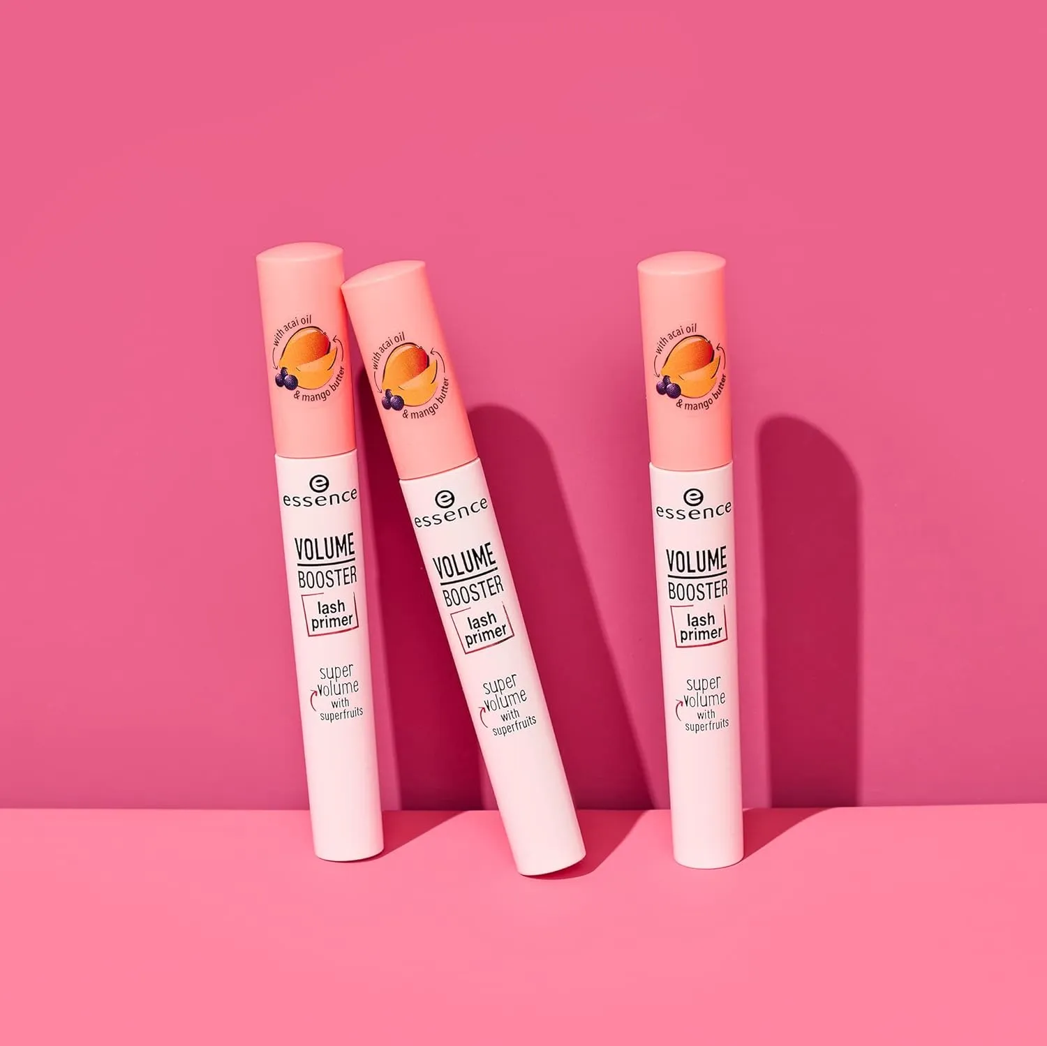 essence | Volume Booster Lash Primer Mascara | Infused with Mango Butter and Acai Oil for Nurtured Lashes | Conditioning Mascara Primer | White | Vegan | Paraben & Cruelty Free (Pack of 1)