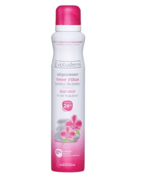 Evoluderm Alun Rock Orchid Fragrance 24H Deodorant Spray