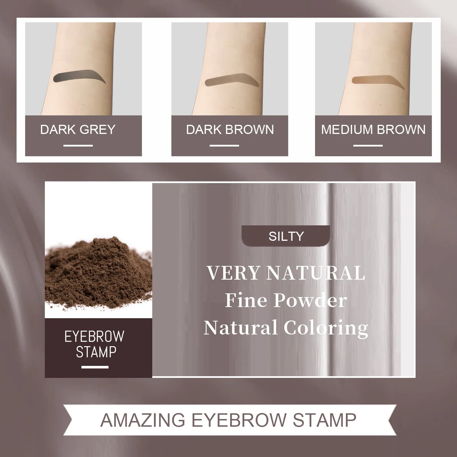 Eyebrow Powder Eyebrow Print Hairline Shading Powder Complementary Modification Eyebrow Print Filling Hairline Repair Shadow