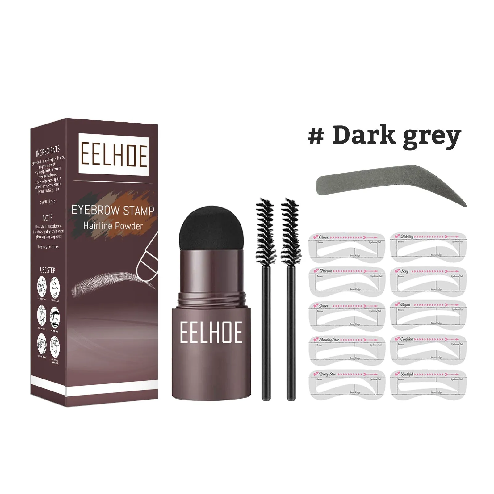 Eyebrow Powder Eyebrow Print Hairline Shading Powder Complementary Modification Eyebrow Print Filling Hairline Repair Shadow