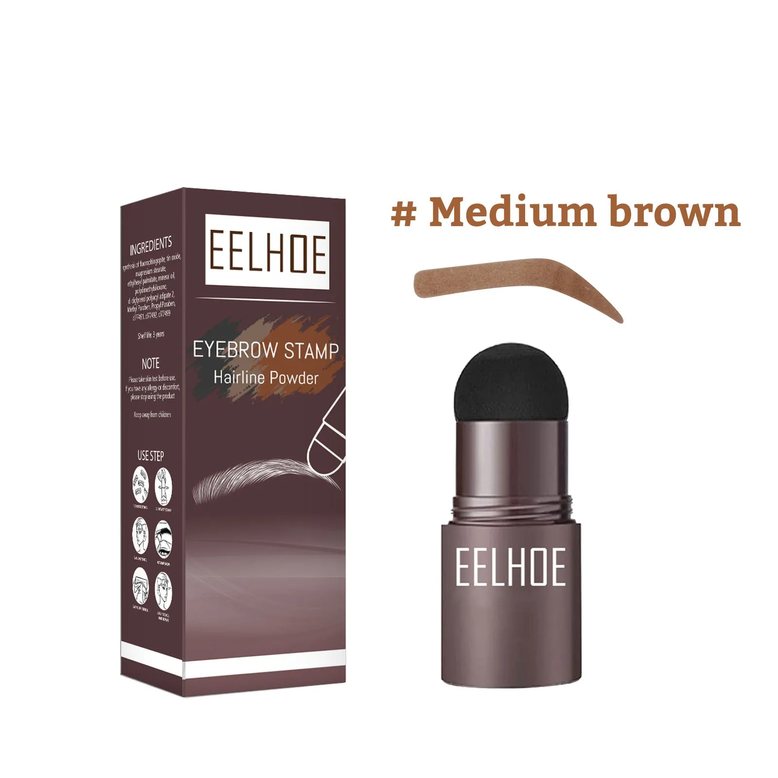 Eyebrow Powder Eyebrow Print Hairline Shading Powder Complementary Modification Eyebrow Print Filling Hairline Repair Shadow