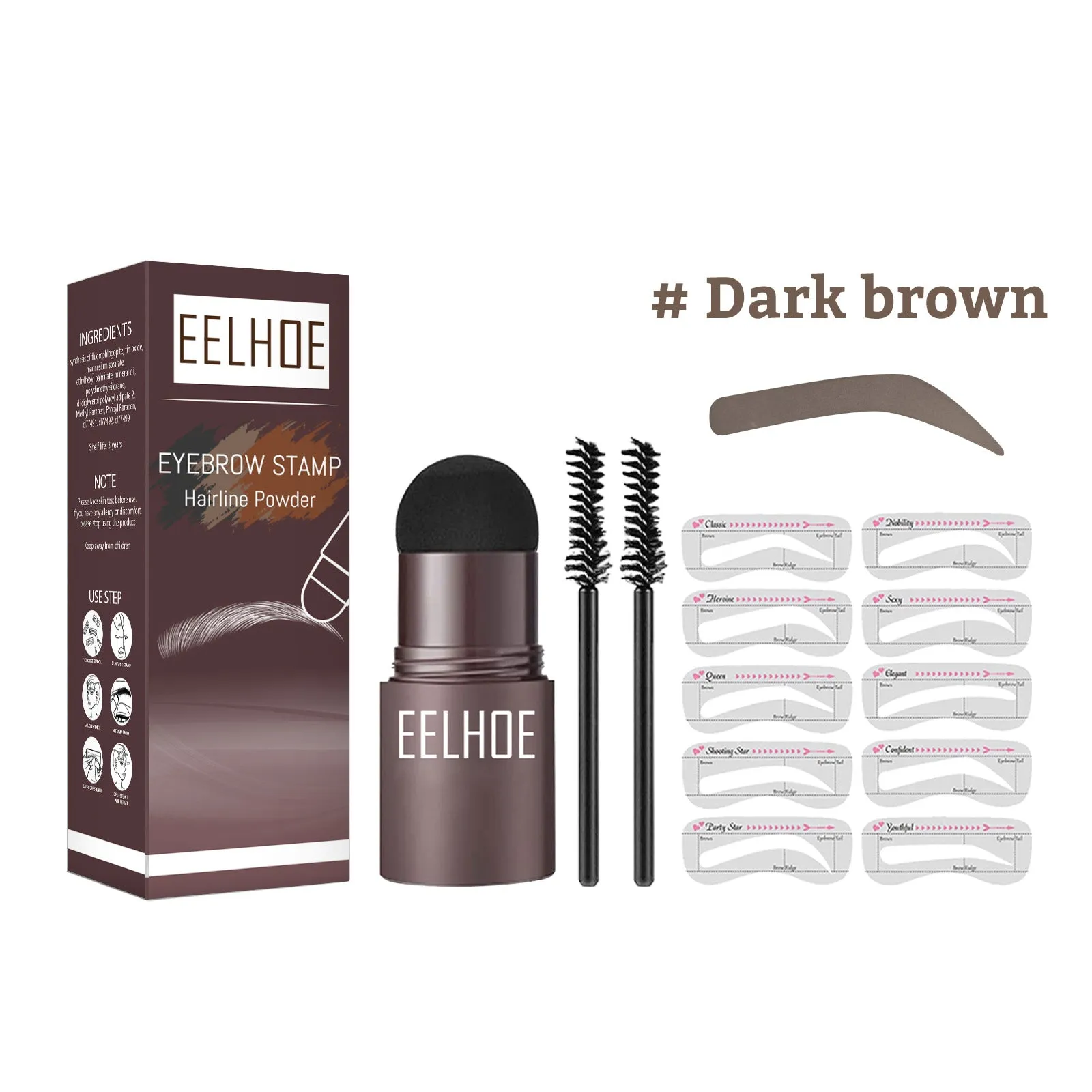 Eyebrow Powder Eyebrow Print Hairline Shading Powder Complementary Modification Eyebrow Print Filling Hairline Repair Shadow