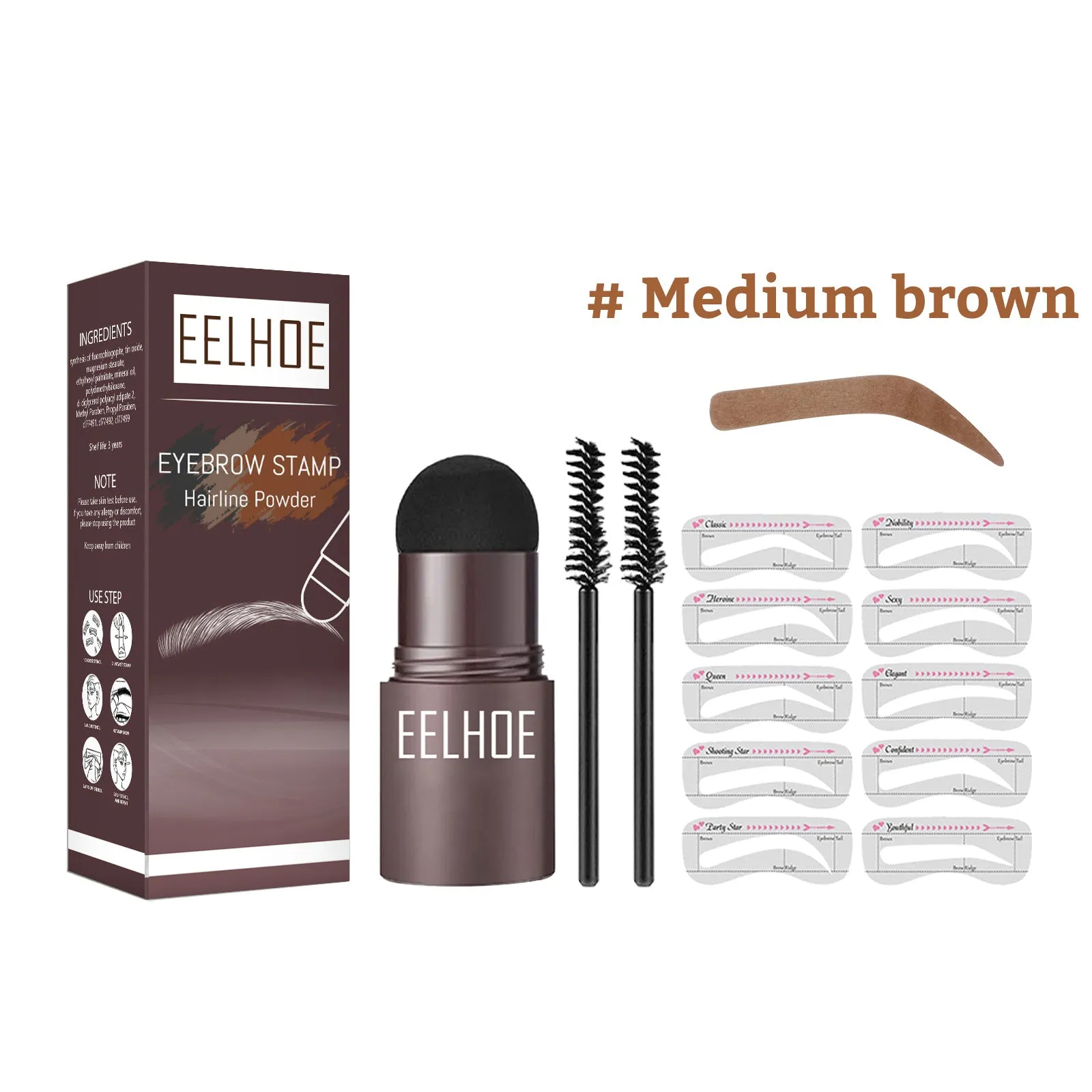 Eyebrow Powder Eyebrow Print Hairline Shading Powder Complementary Modification Eyebrow Print Filling Hairline Repair Shadow