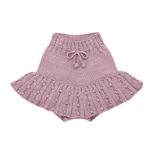 Eyelet Popcorn Skating Skirt