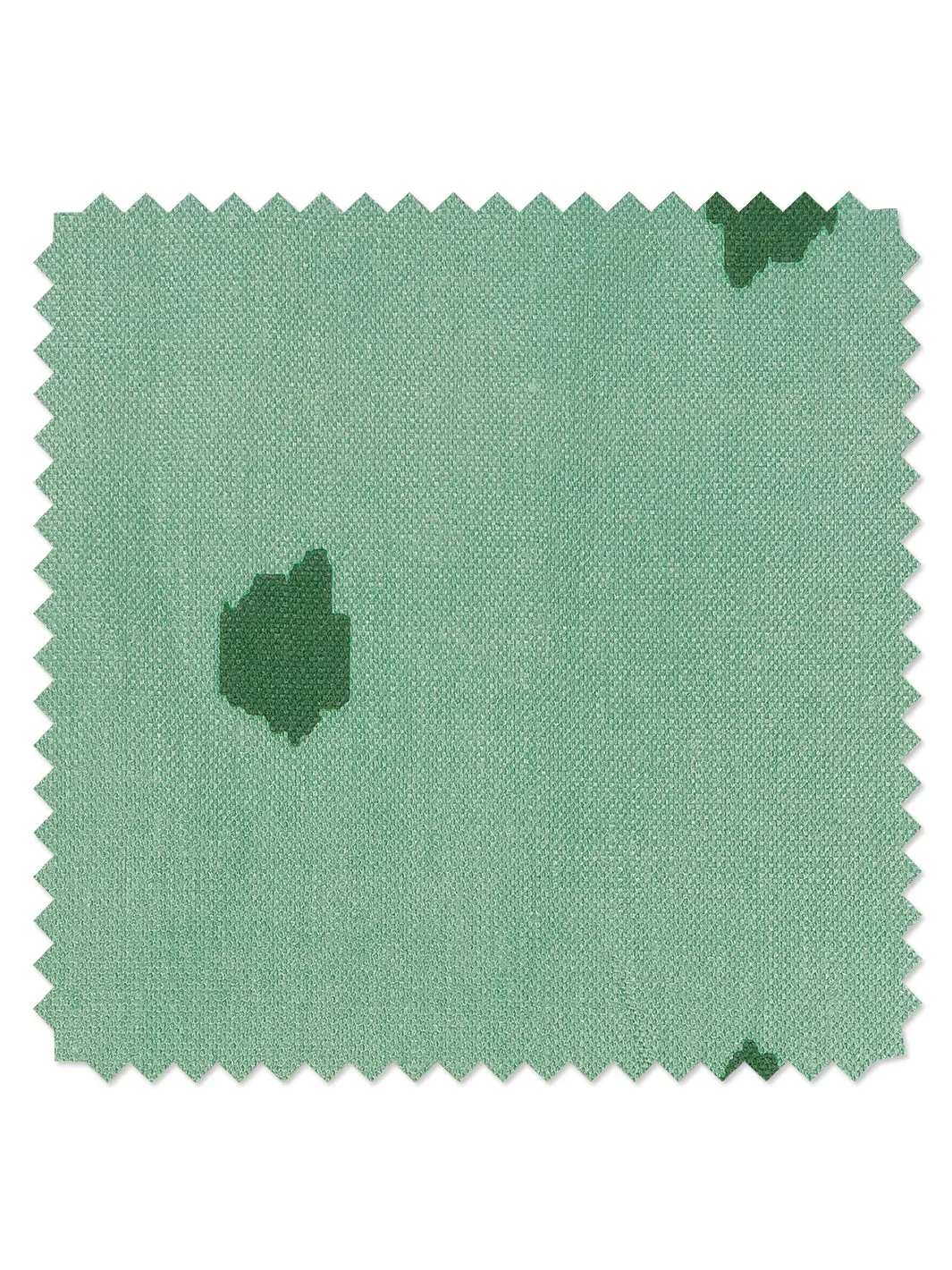'Fabric by the Yard - Medina Dot - Mint on Linen