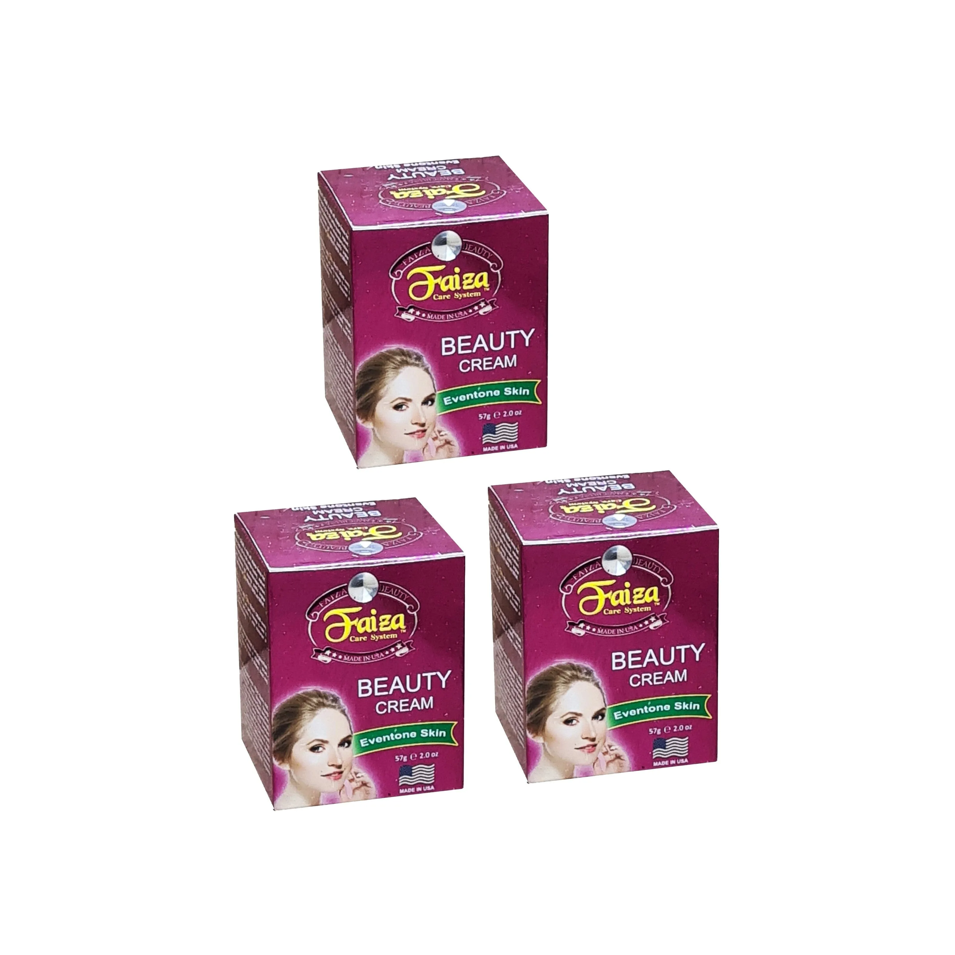 Faiza Beauty Cream Made in USA - 57ml (Pack Of 3)