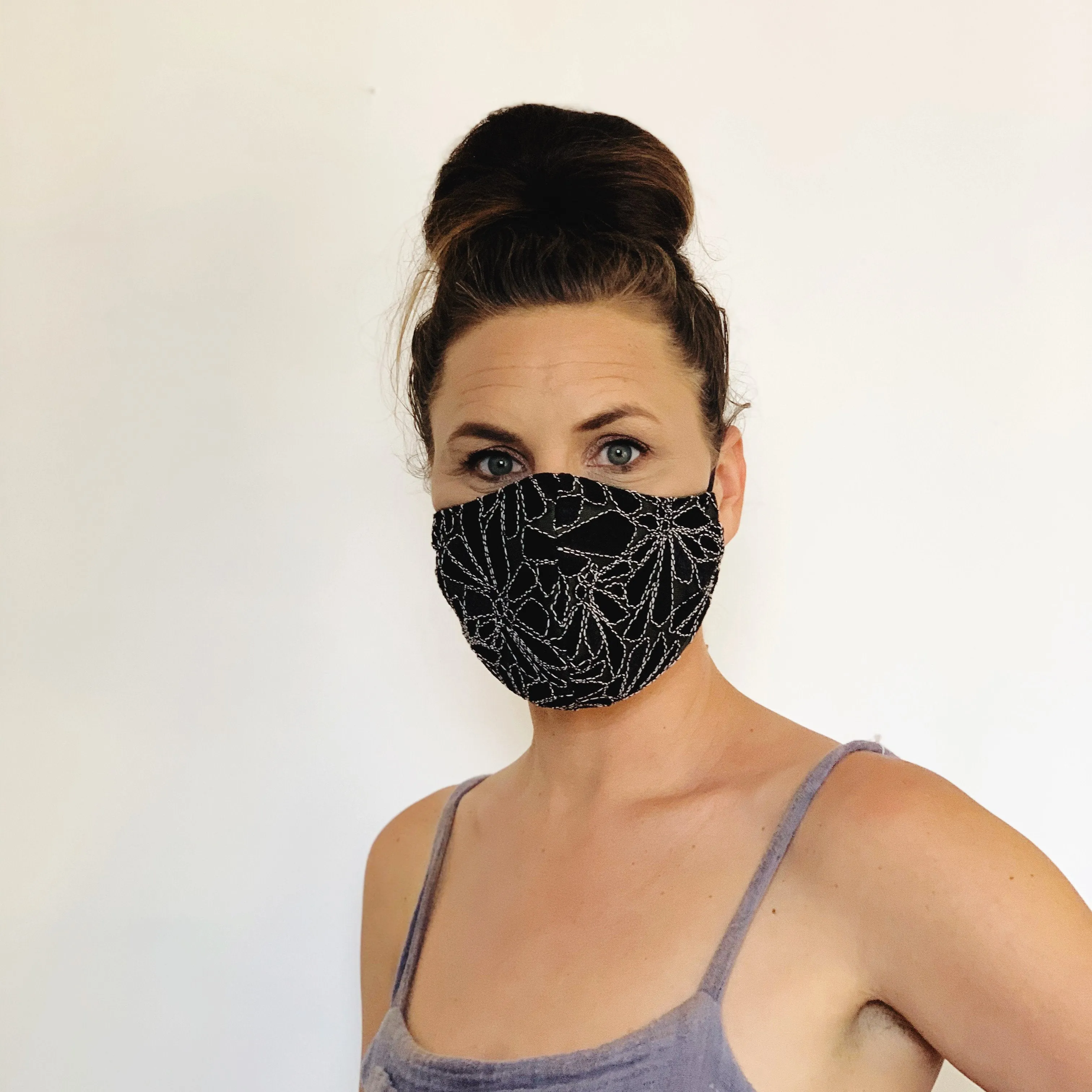 Fancy Face Mask- black lace