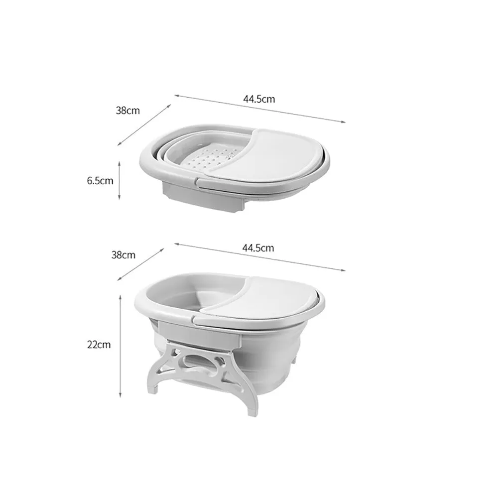 FaSoLa Foldable Foot Bath Bucket - Gray