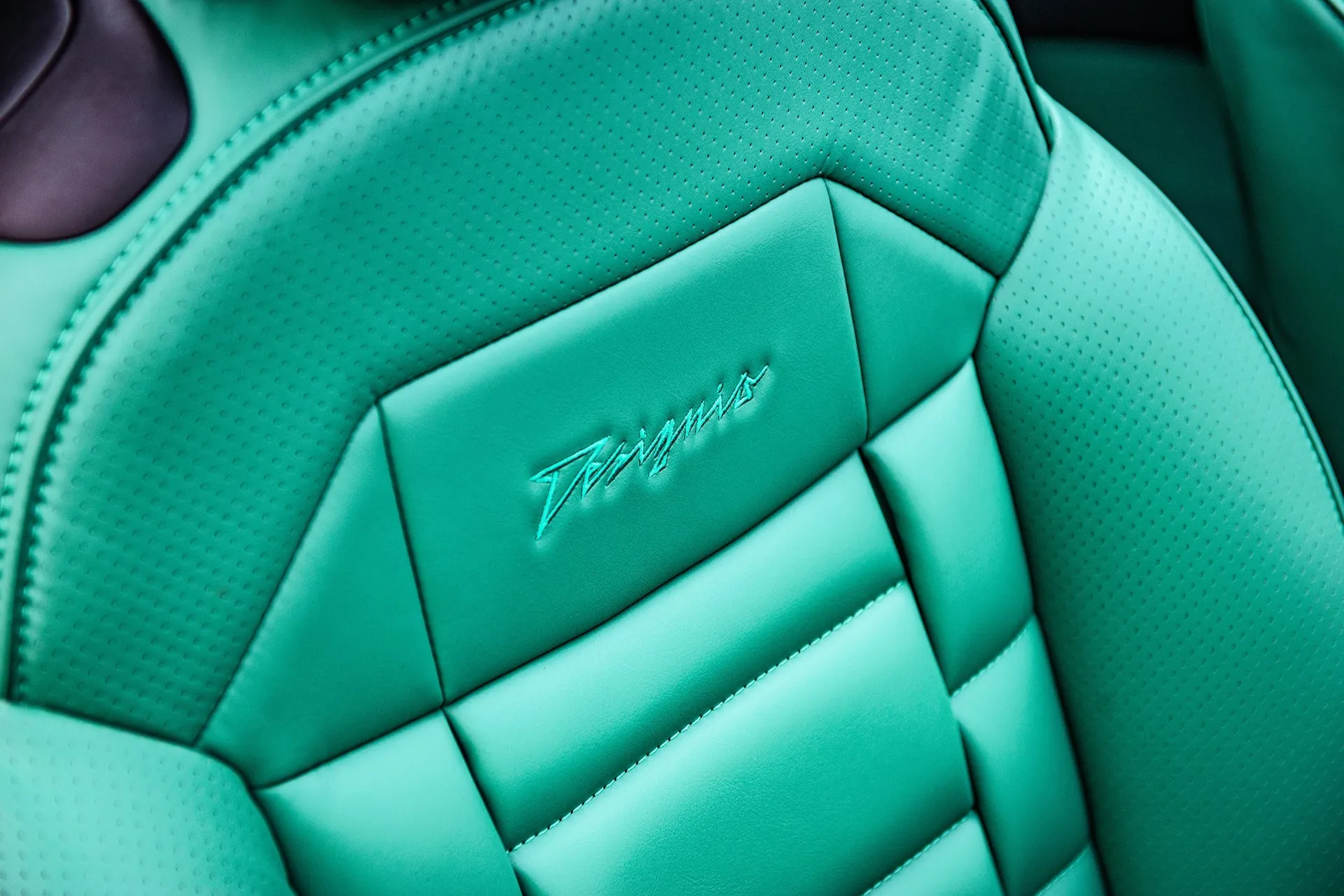 Fiat 500e Teal Designo Leather