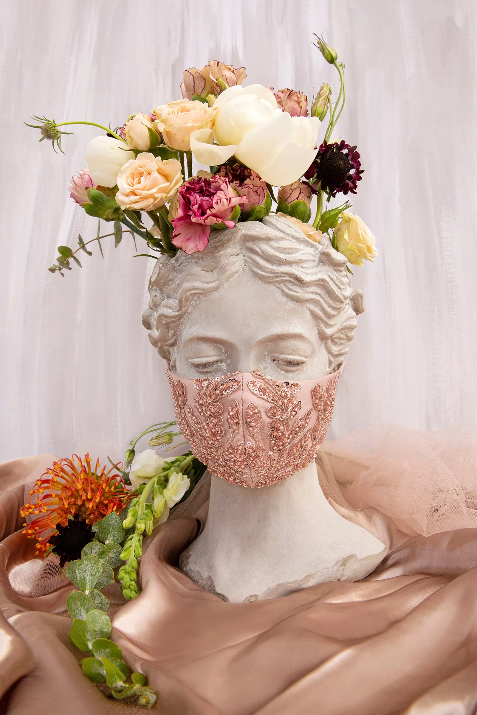 FLORAL ANTOINETTE FASHION MASK MK01R