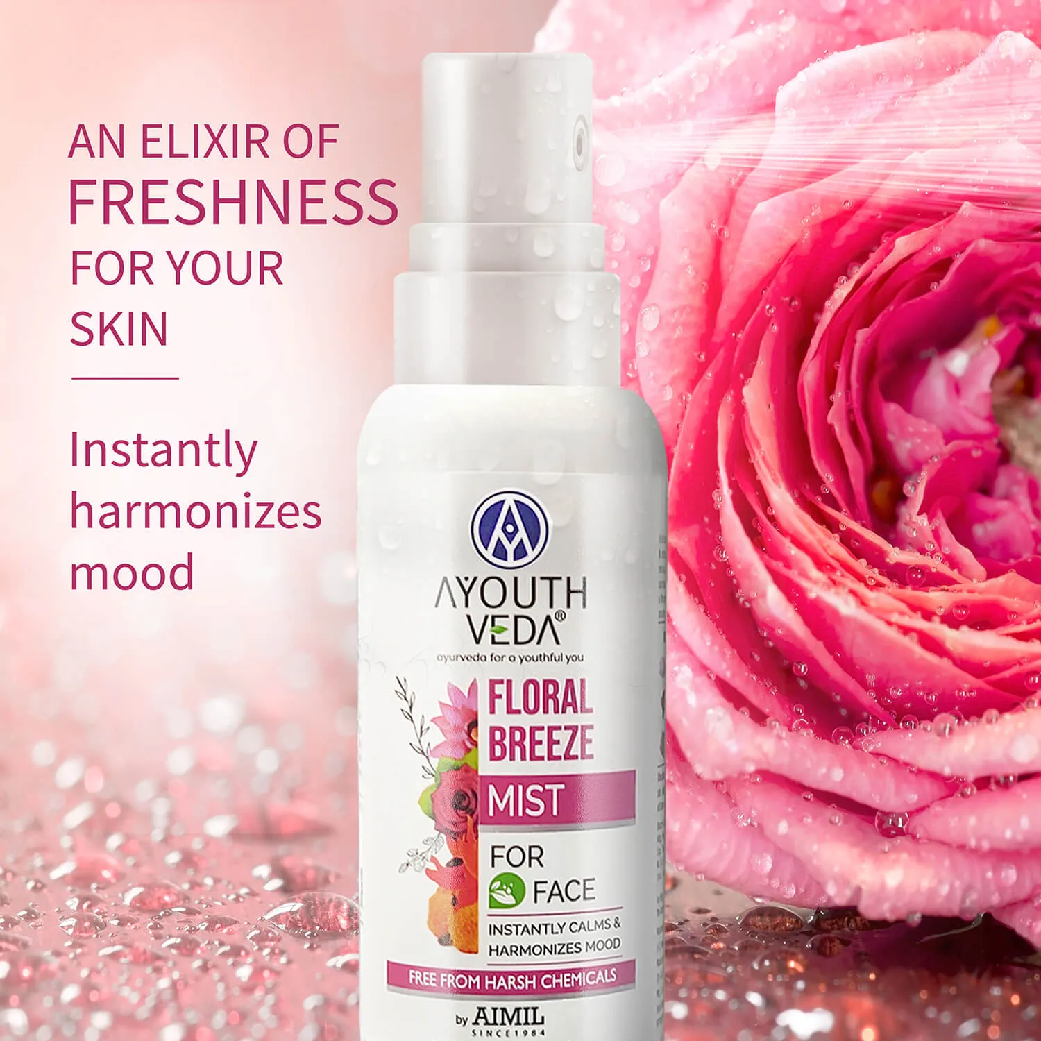 Floral Breeze Mist  to Keep Your Skin Hydrated All Day ( Net Qty-100ml)