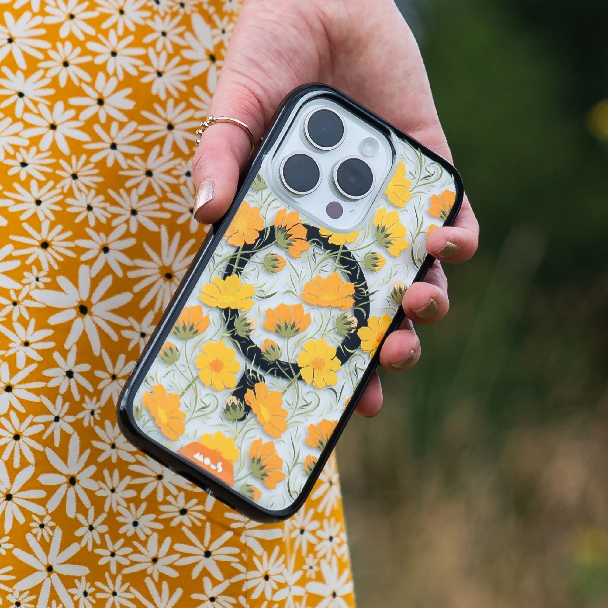 Flowers MagSafe® Compatible Printed Phone Case – Cosmos Orange