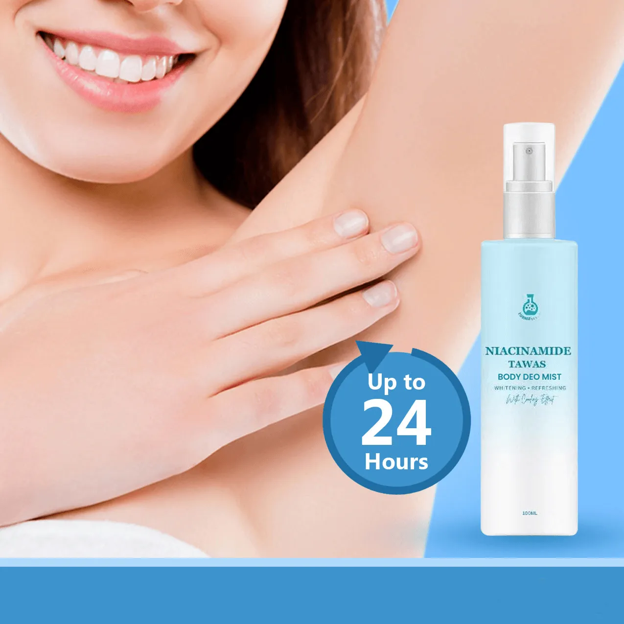 Formulove Niacinamide Tawas Body Deo Mist - 100ml
