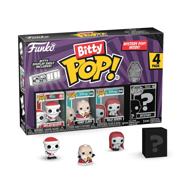 Funko Bitty POP!: Disney The Nightmare Before Christmas -4 Pack Series 4 vinyl Figure