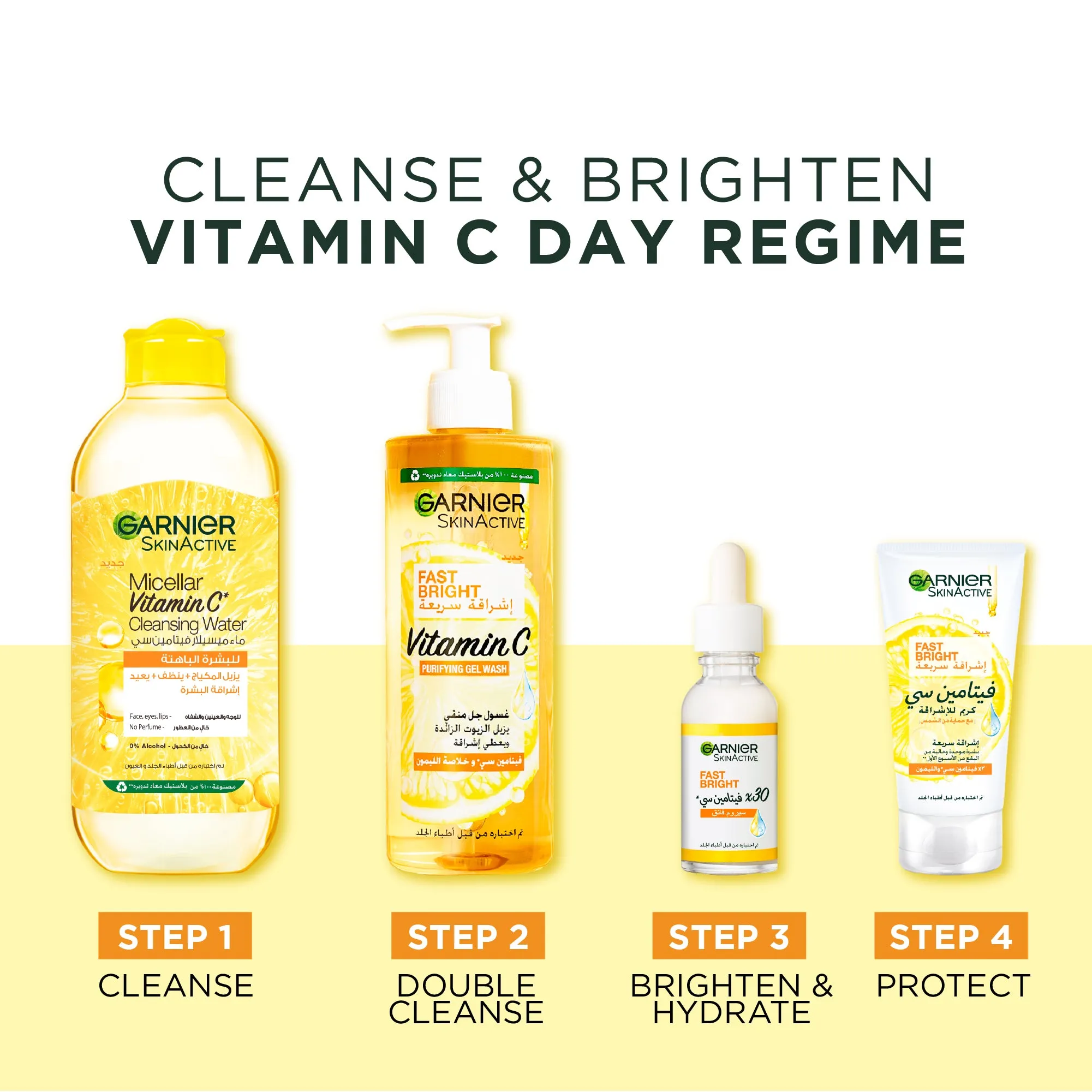 Garnier Fast Bright Vitamin C   Niacinamide 30x Brightening Booster Serum