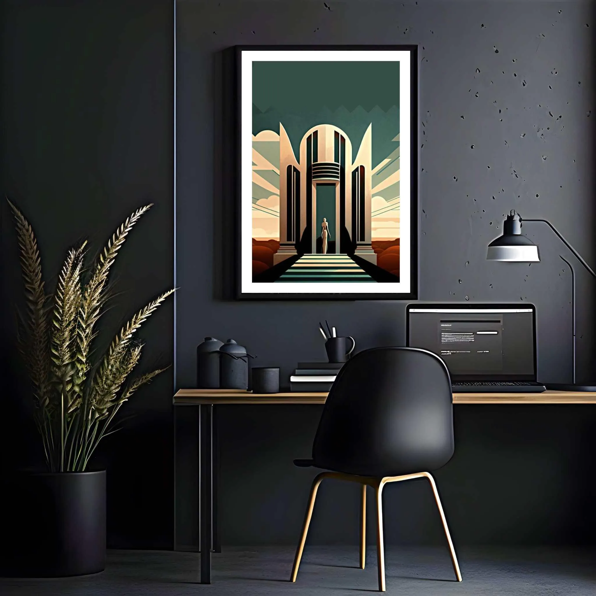 Geometric Facade Poster