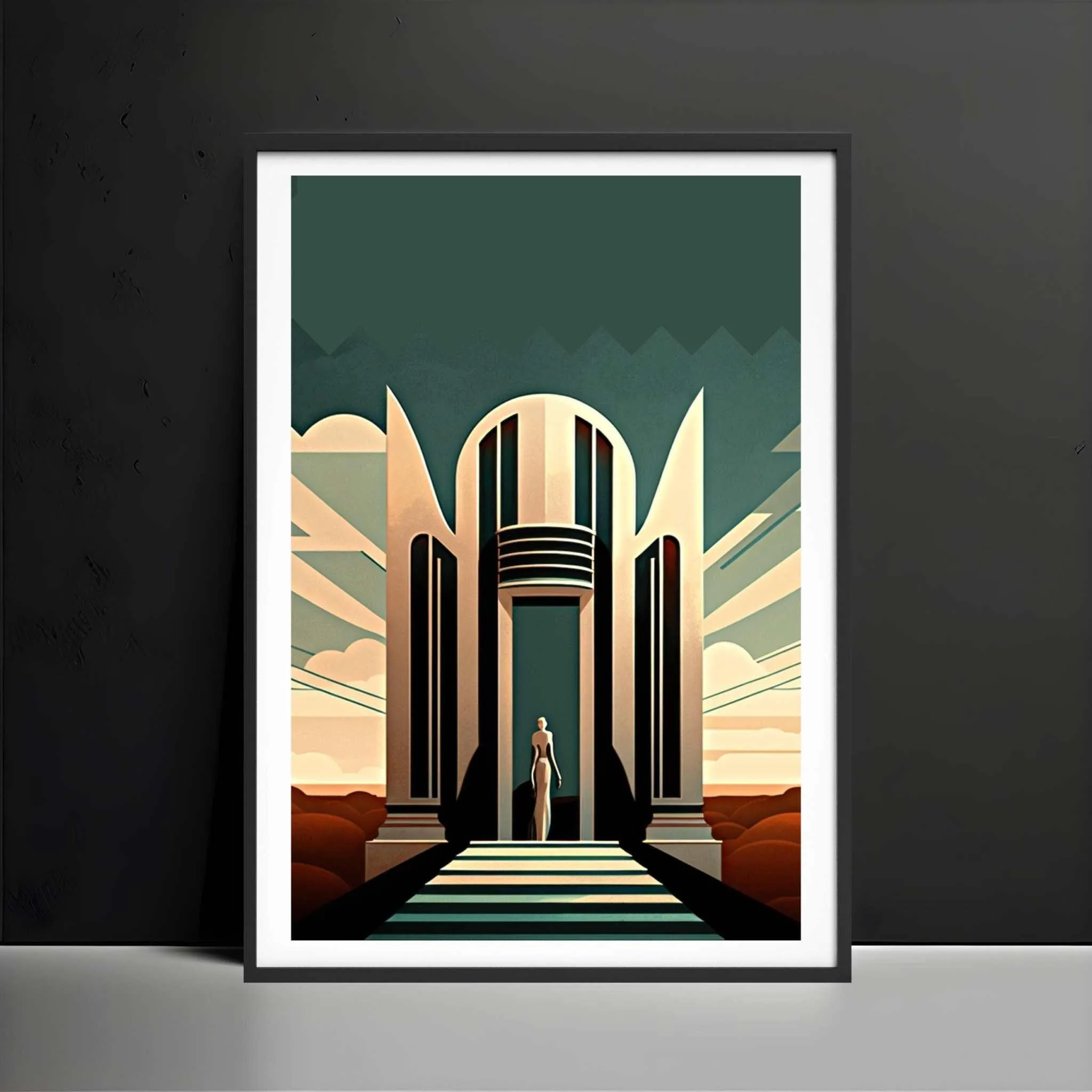 Geometric Facade Poster