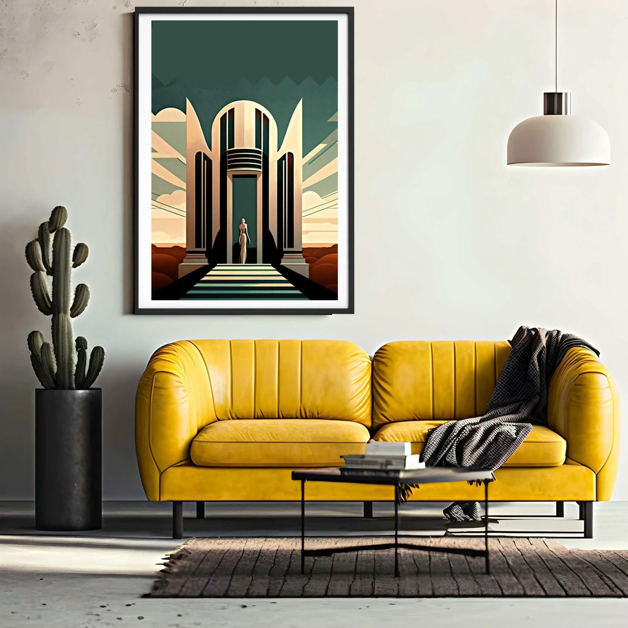 Geometric Facade Poster