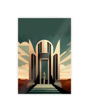 Geometric Facade Poster