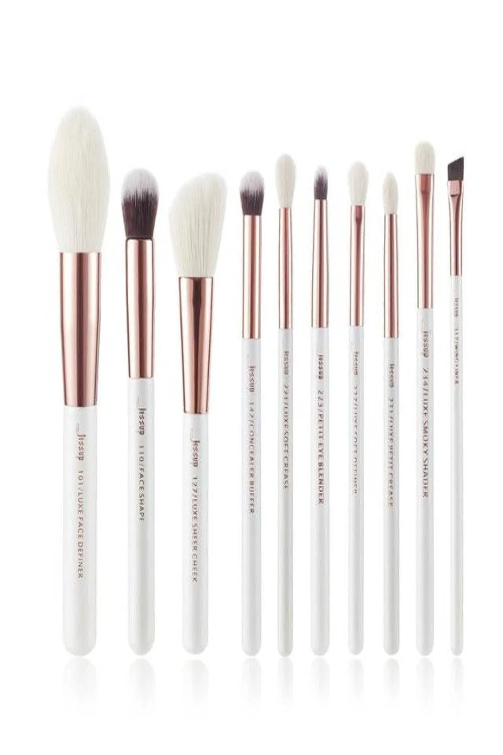 Girl On The Go Pink Professional Makeup Brush Set - 10 Pack