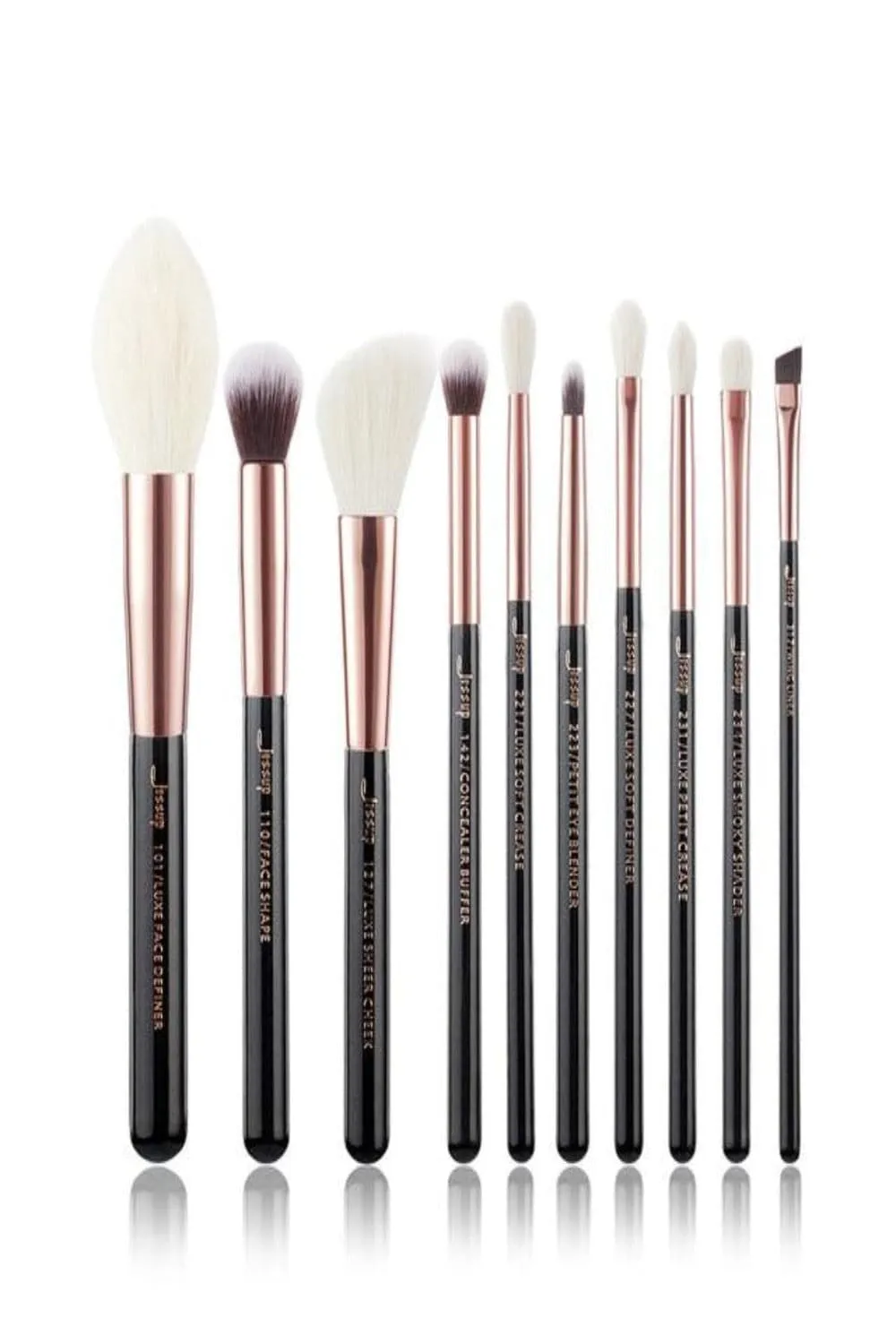 Girl On The Go Pink Professional Makeup Brush Set - 10 Pack
