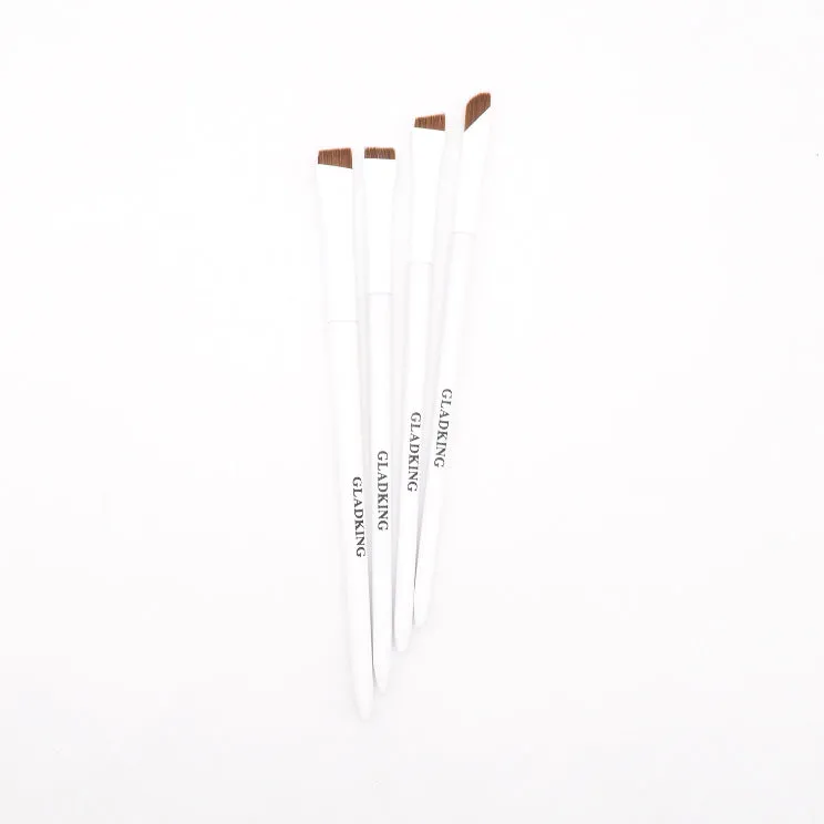 GLADKING Fine Angled Eyeliner Brush-4pcs Ultra thin Precision Eye Liner Makeup Brushes Set