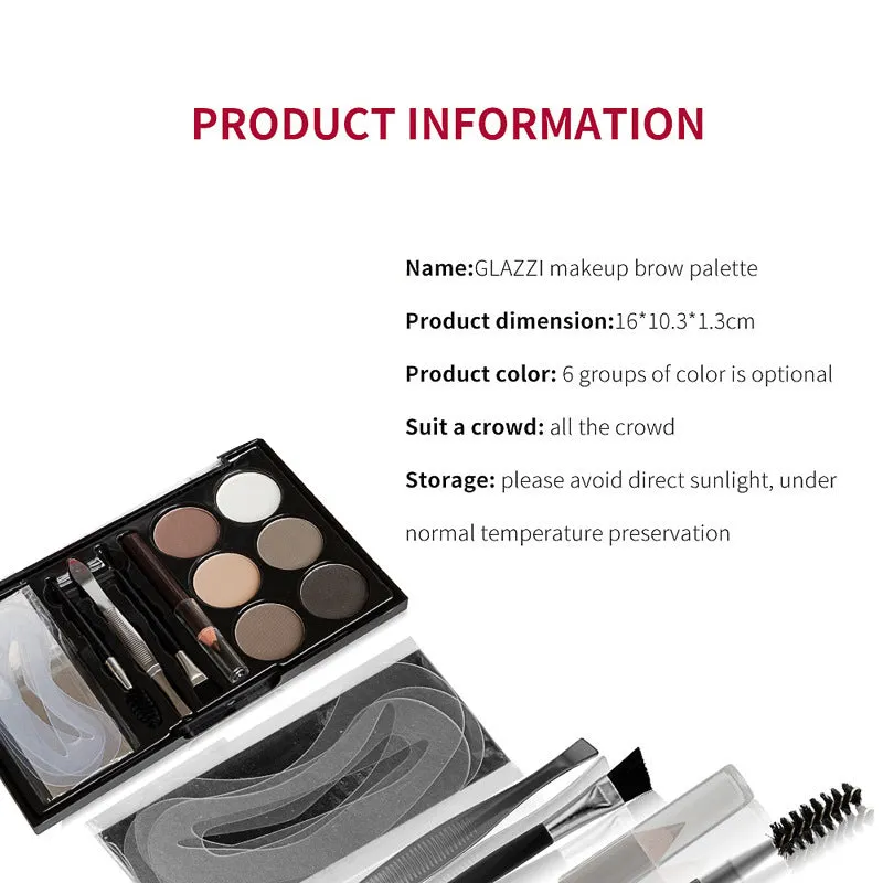 GLAZZI Eyebrow Powder Palette