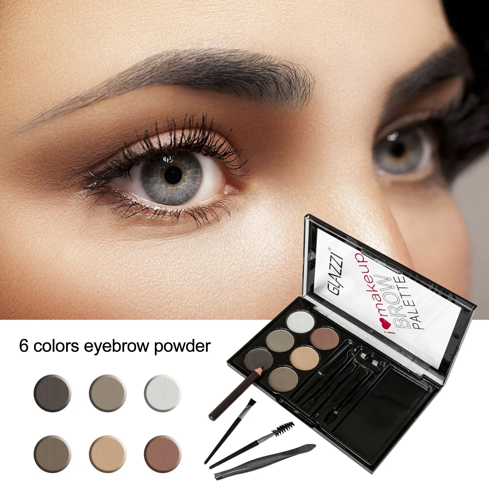 GLAZZI Eyebrow Powder Palette