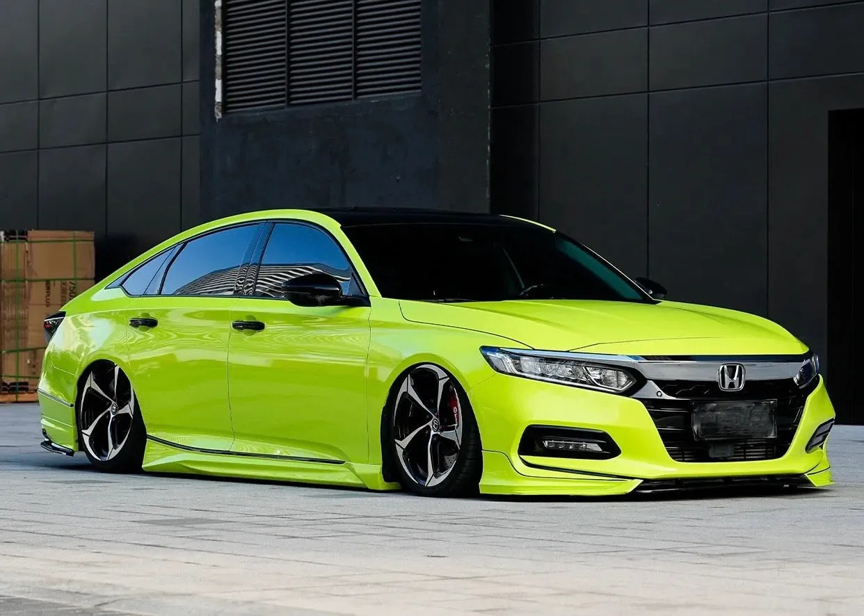 Gloss Chartreuse Yellow Vinyl Wrap