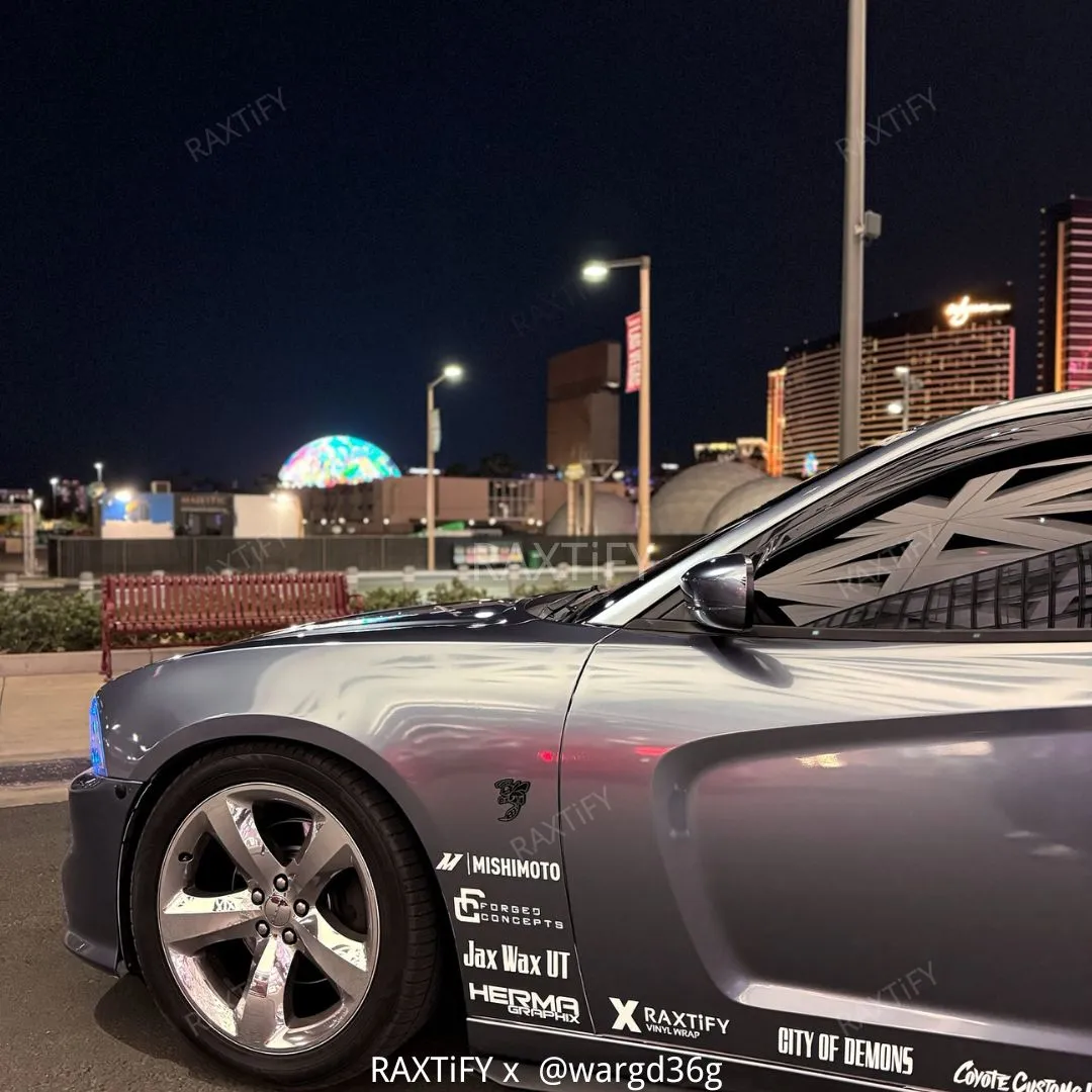 Gloss Metallic Byron Blue Vinyl Wrap