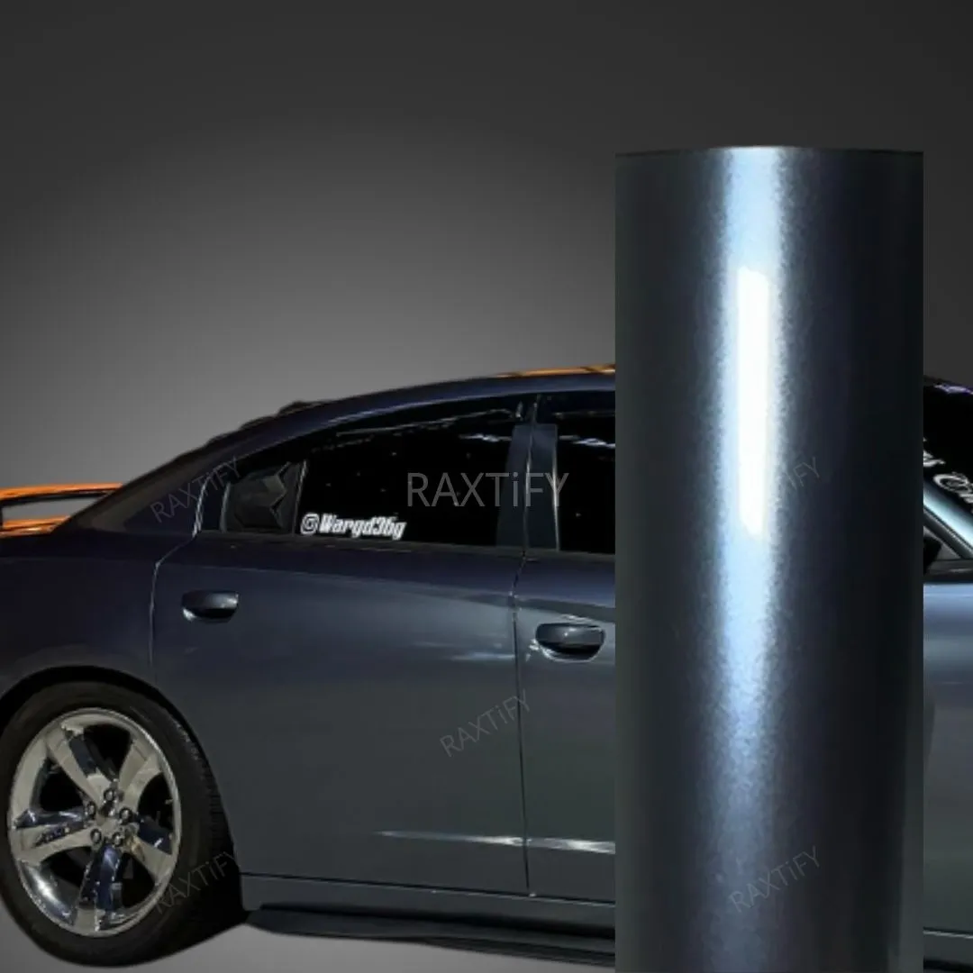 Gloss Metallic Byron Blue Vinyl Wrap