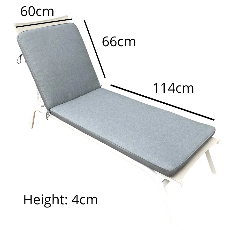 Grey Sunlounge Cushion