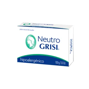 Grisi Neutro (Neutral) Sensitive Bar Soap  3.5 OZ/100G Jabon Neutro Grisi
