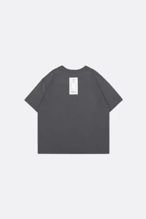 GROCERY KIDS MINI INVOICE TEE/ CHARCOAL