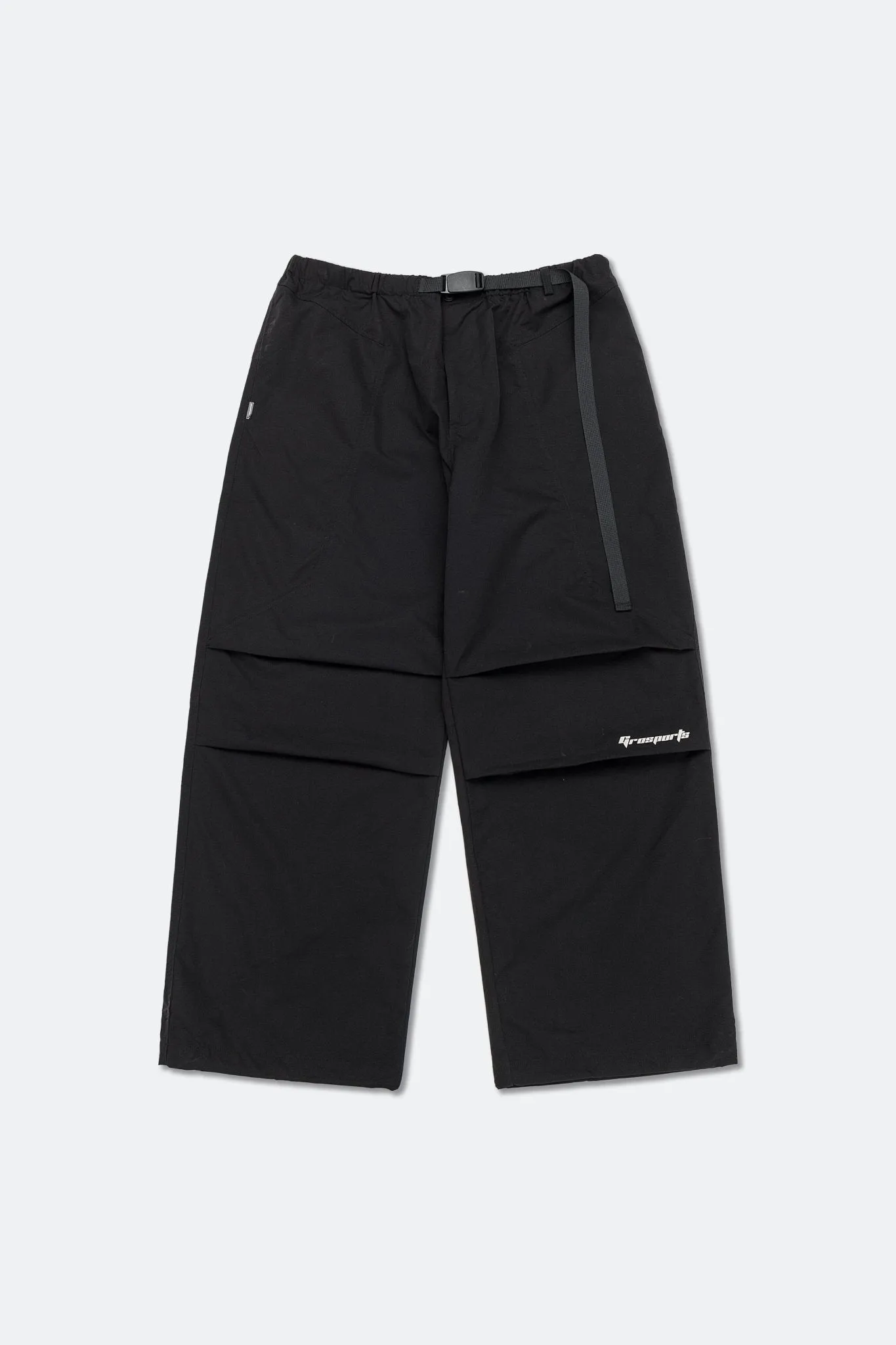 GROSPORTS NYLON PARACHUTE PANTS/ BLACK